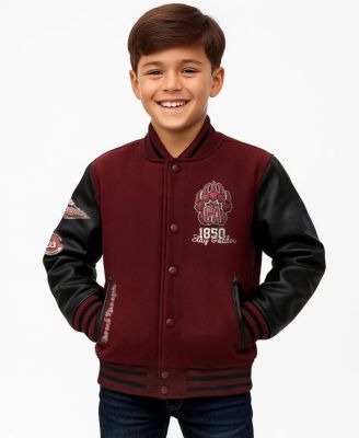 Big Boys Dedan Woolen Varsity Jacket