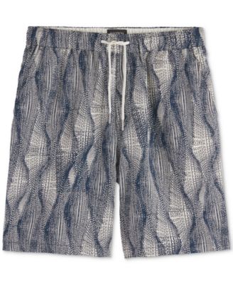 Men's Relaxed Fit Marble Print 7.5" Bermuda Shorts