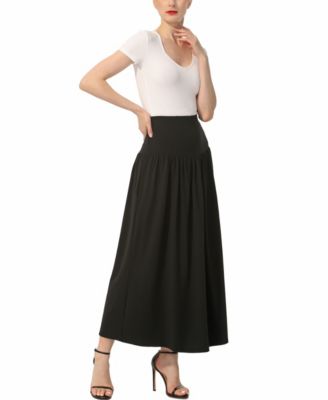 Women's Tiered Pull On Maxi Skirt