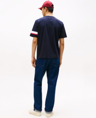 Men's Stripe Sleeve T-Shirt