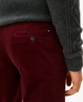 Men's Denton Slim Straight Fit Corduroy Chinos
