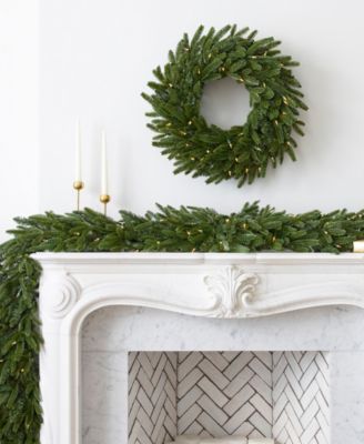 Balsam 26" Hill Fraser Fir Pre-Lit Wreath