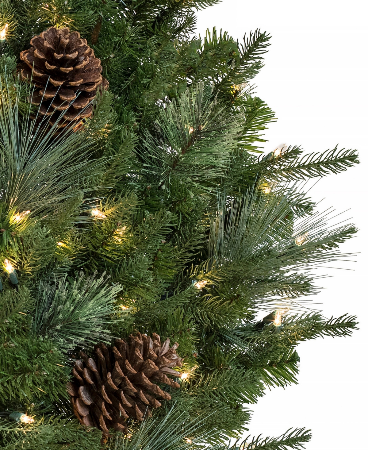 Balsam Hill 48" Mixed Pre-lit Wreath In Green