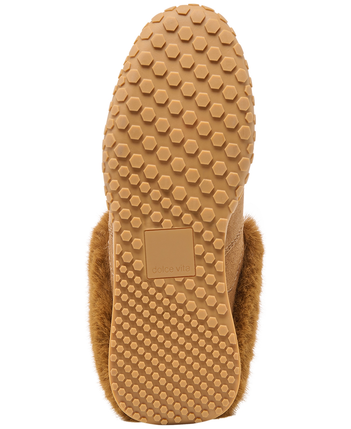 Dolce Vita Women's Izzey Plush Cozy Retro Slides Sneakers In Brown
