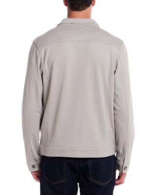 Men's Long Sleeve Twill Button-Front Jacket