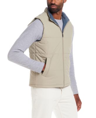 Men's Matte Zip Front Puffer Vest