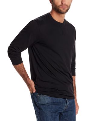 Men's Brushed Long Sleeve Crewneck T-Shirt