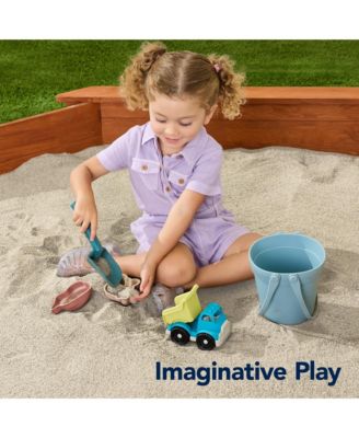 Kid's Octagonal Wooden Outdoor Sandbox w/ Benches, 8 Seats, Cover, XL Sandpit, Liner