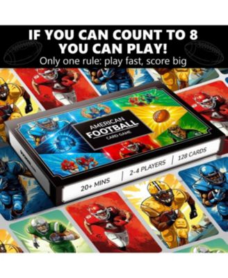 Fast-Paced Card Game for Kids & Adults – 128 Cards & Easy Rules – 2-8 Players – Ages 8+ – Perfect for Family Games Night, Travel and Parties