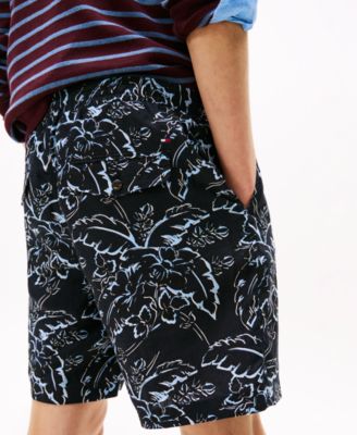 Men's Patterned 7" Linen Shorts