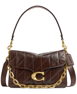 COACH - Chain Tabby Small Quilted Leather Shoulder Bag