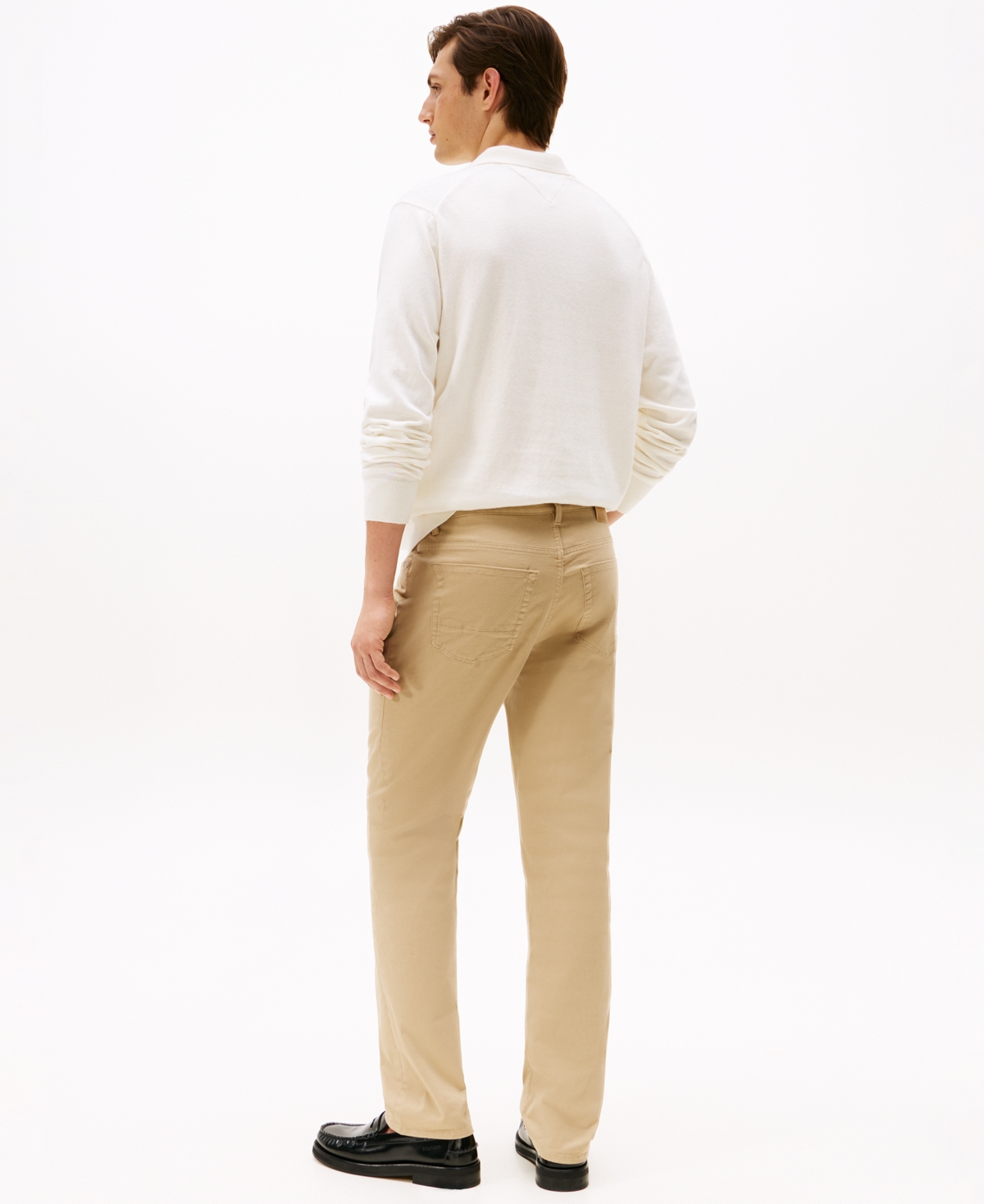 Tommy Hilfiger Men's Denton Slim-Straight Five-Pocket Stretch Essential Twill Pants
