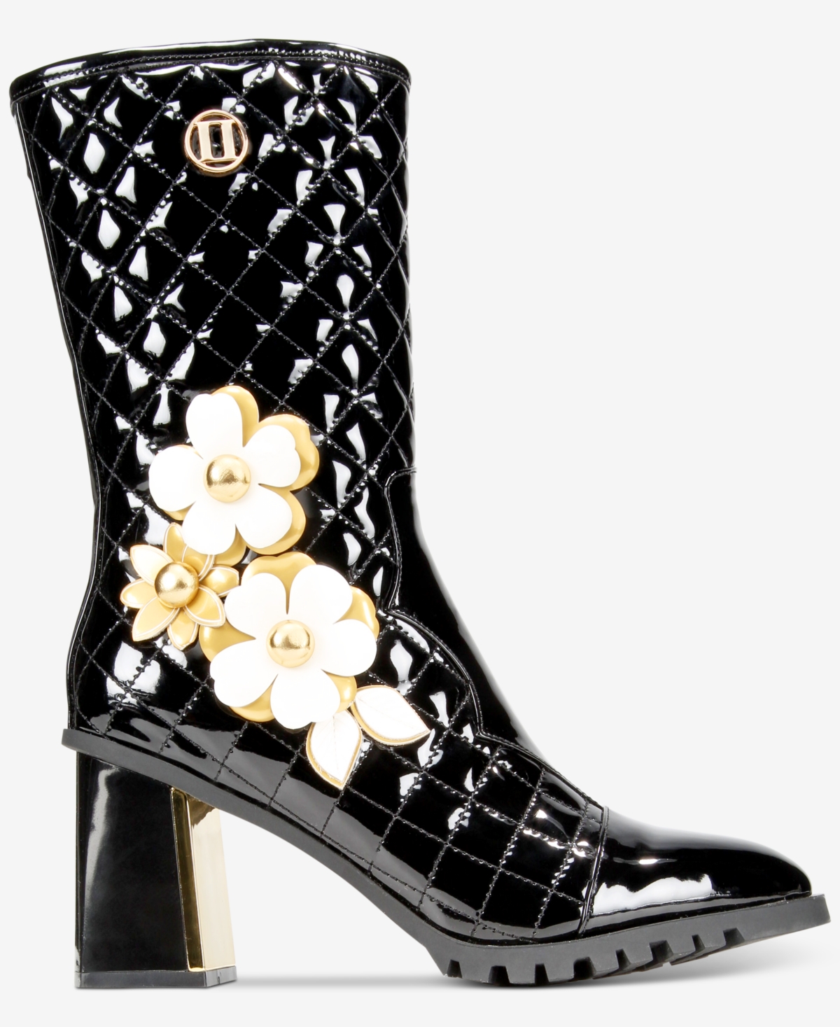 Things Ii Come Women's Gio Luxurious Quilted Dress Booties In Black