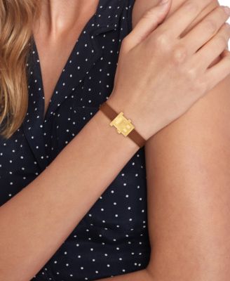 Women's Quartz Brown Leather Strap Watch, 21mm