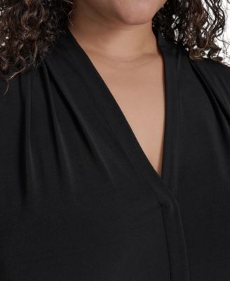 Plus Size V-Neck Top