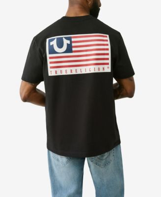 Men's Short Sleeve Horseshoe Flag T-Shirt