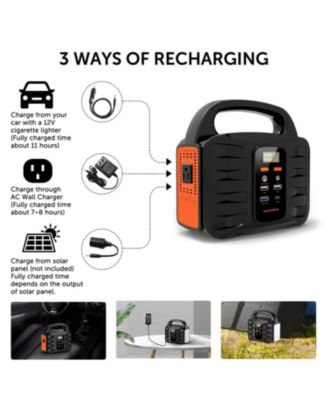 155Wh/42000mAh &amp; 40W Solar Panel  Portable Power Station- Combo