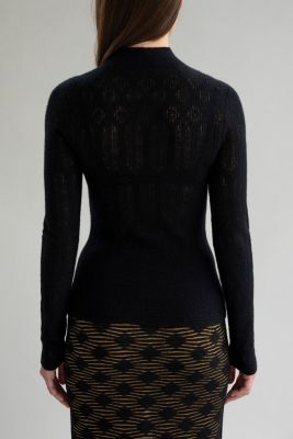 Women's 's Elise Pointelle Lace Sweater