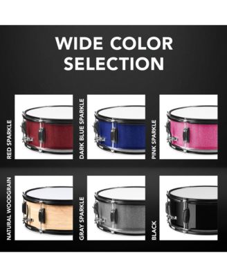 5-Piece Beginner Drum Set w/ Snare, Bass, Toms, Cymbal, Hi-Hat, Sticks, Drum Pedal