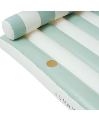 Luxe Lilo: Green Stripe