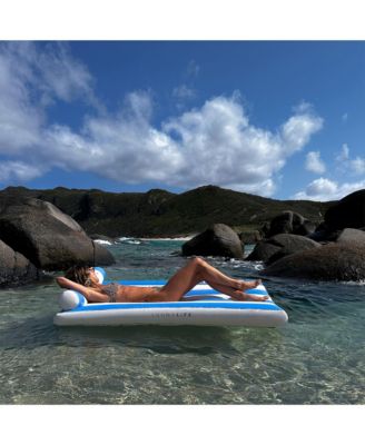 Luxe Lilo: Blue Stripe