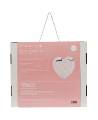 Lie-On Twin Float: Stole My Heart - Pink Stripe