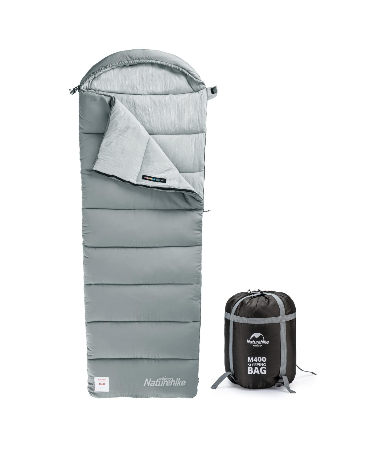 Sleeping Bag for Adults with Hood,33 Lightweight Hollow Cotton Sleeping Bag,3 Seasons Waterproof Spliceable Sleeping Bags - Right