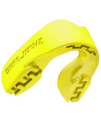 INTRO Slim Fit Sports Mouth Guard with Case for Football, Basketball, MMA, Hockey, Lacrosse, Wrestling - Adult 12+ Years - YELLOW