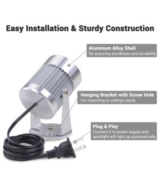 3W LED Aluminum Spot Light Pinspot Stage Lighting Effect for DJ Mirror Ball KTV Discos Party Red/Green/Blue