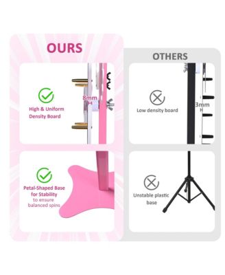 WinSpin 12" Pink Angel Prize Wheel Tabletop Spinning 8 Slots Party Events Club