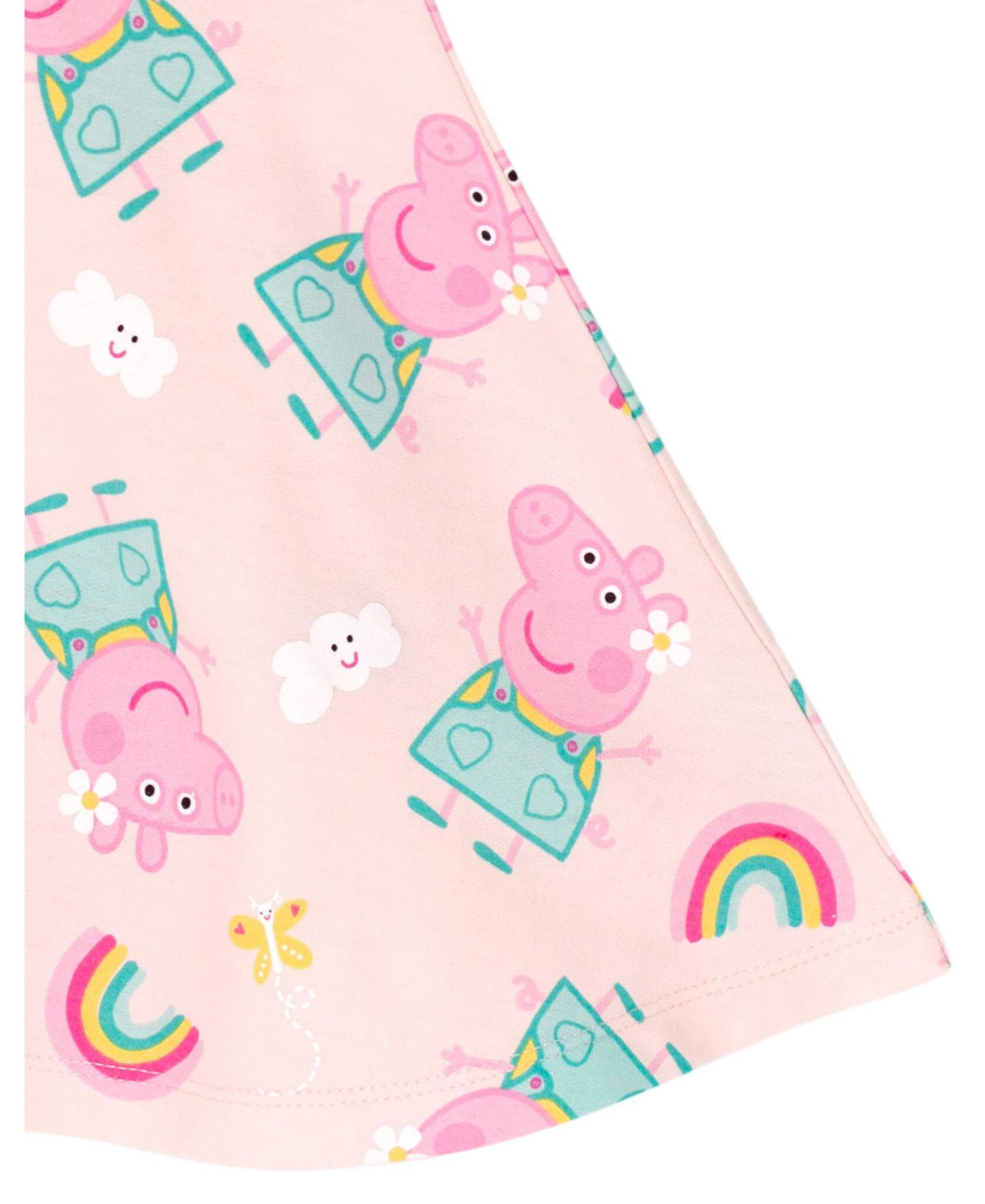 Платье Peppa Pig French Terry Skater Dress для девочек-малышей, цвет: Розовый — фото 3