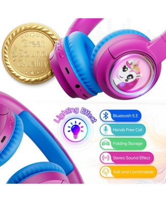 KB6 Kids Bluetooth Headphones, Safe Sound for Little Ears