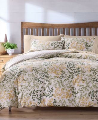 Alder Leaves 3-Pc. Duvet Set, Full/Queen, Macy's Exclusive