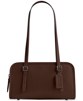 Swing Zip Small Leather Shoulder Bag