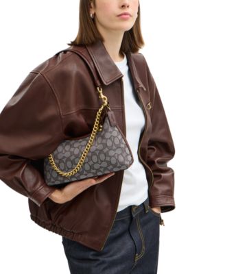 Juliet Small Signature Jacquard Shoulder Bag 25