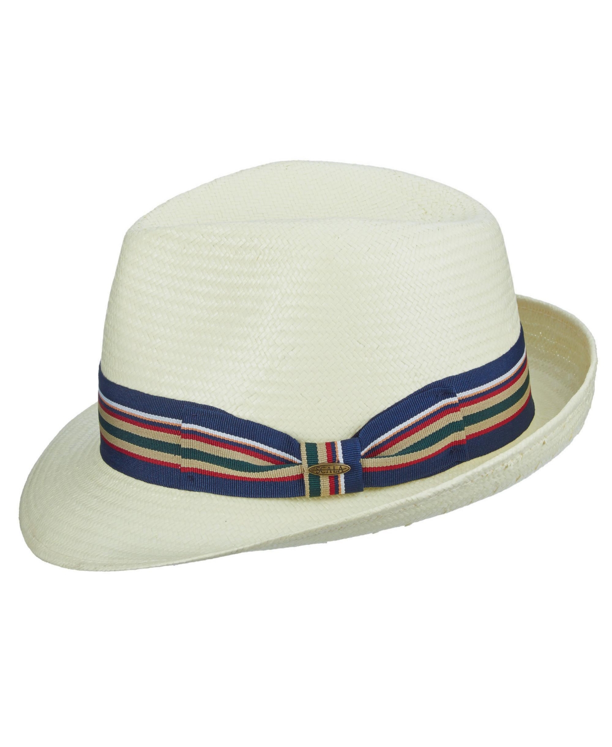 Scala Men's Bu Toyo Fedora Ribbon Hat