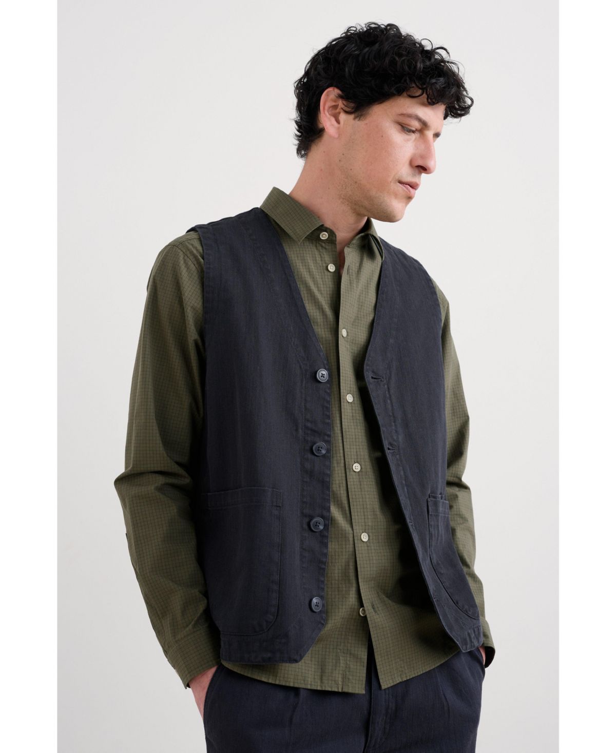 Мужская жилетка для сбора платы за проезд