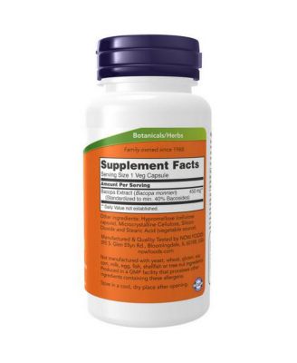 Bacopa Extract ,450mg ,90 Veg Caps