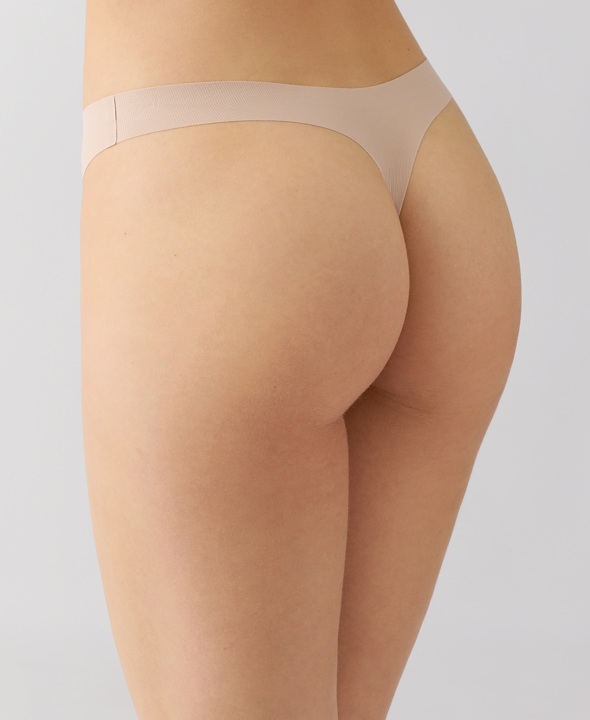 B.tempt'd By Wacoal Women's B.wowd Modern Thong Underwear 976287 In Neutral