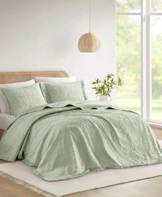 Willow Lightweight Breathable 3-Pc. Bedspread Set, King