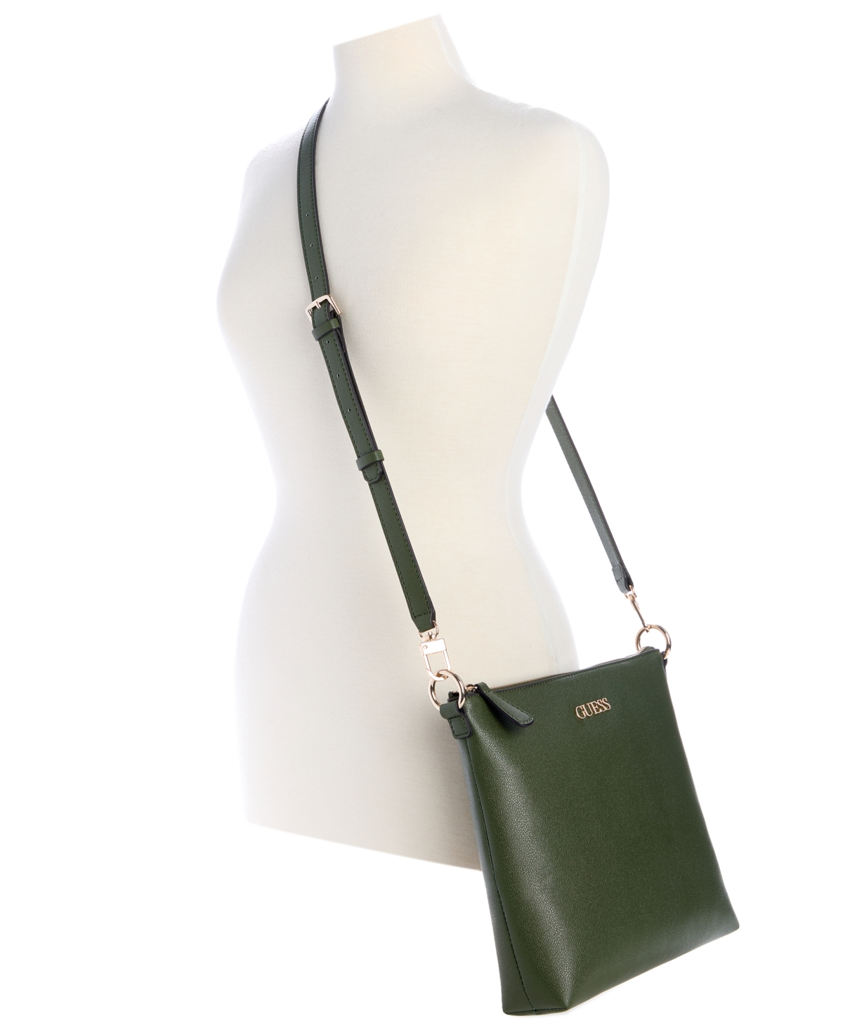 Guess Azulena Tourist Crossbody Bag In Green