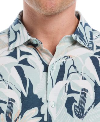 Men's Big & Tall Tropical-Print Shirt