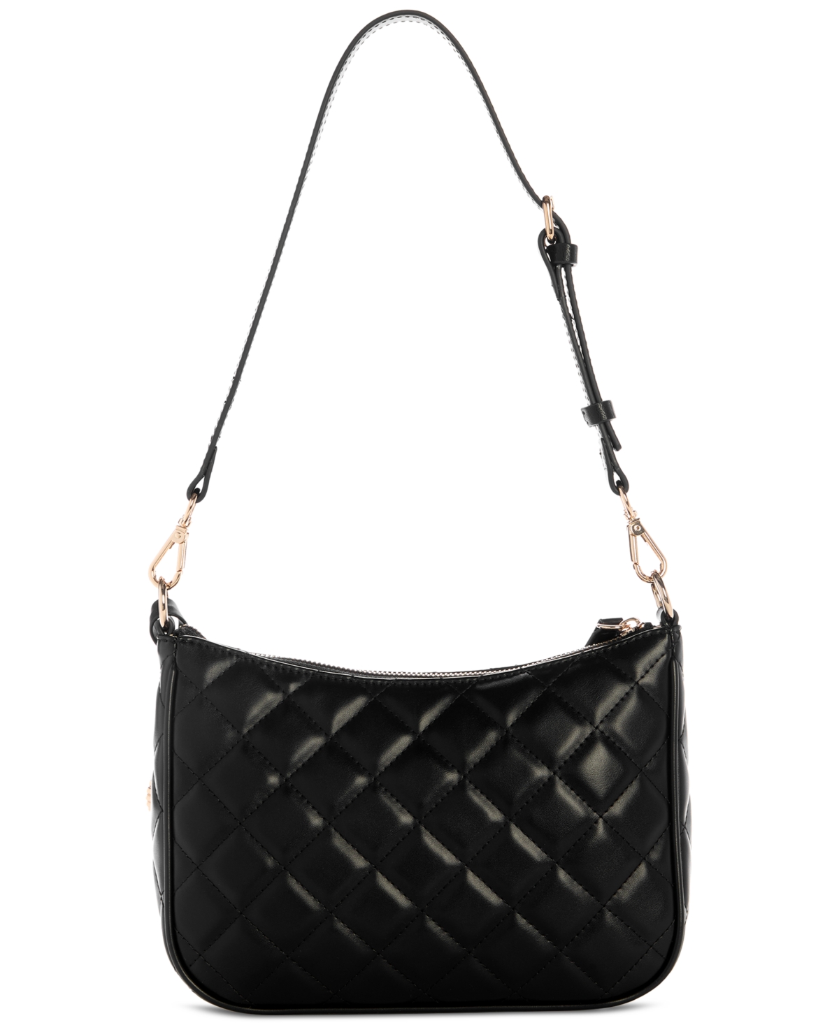 Guess Tinsley Medium Quilted Shoulder Bag In Black