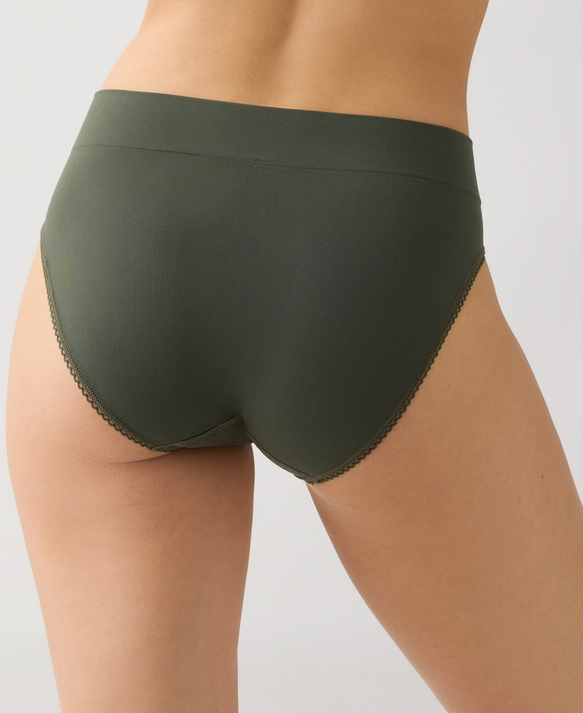 Wacoal Feeling Flexible Seamless Hi Cut Brief In Multi