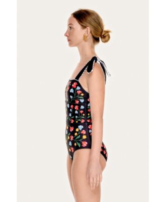 Women's Day/Night Glow Reversible One-Piece Swimsuit
