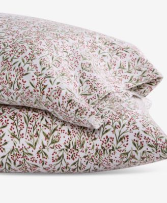 Printed Flannel Pillowcase Pair, Standard, Exclusively at Macy’s