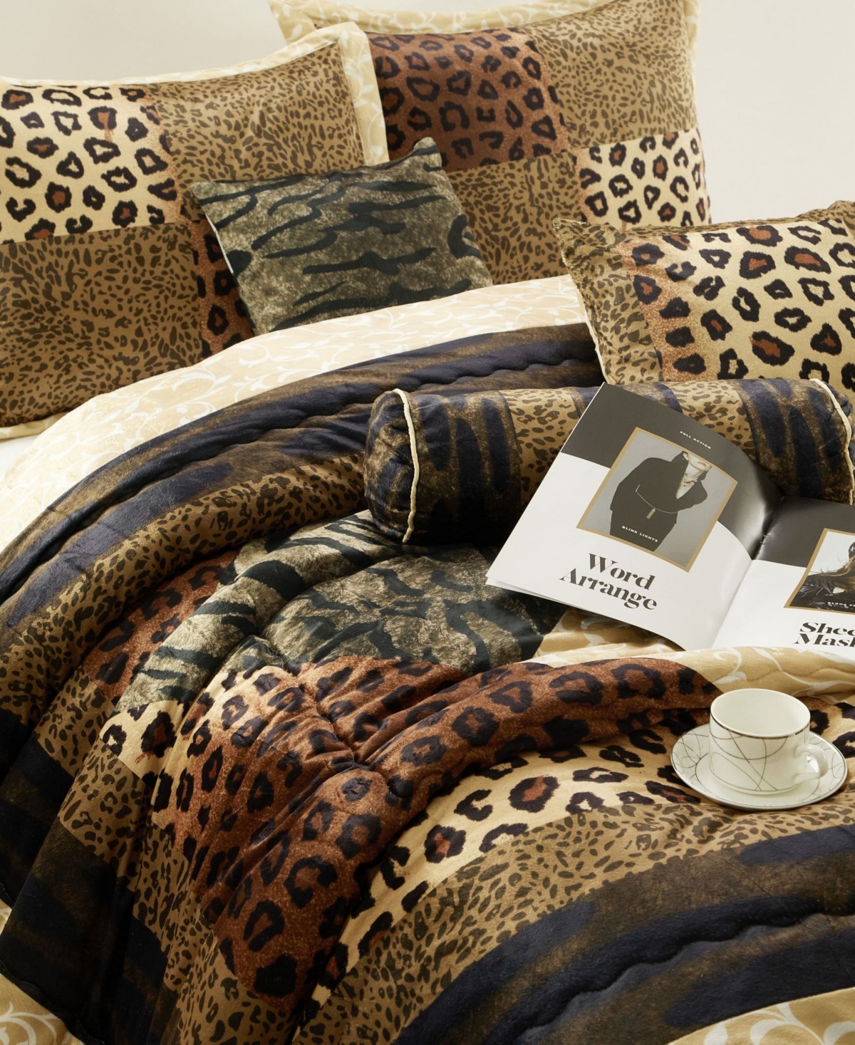 Stratford Park Tucson Animal Print 9-Pc. Comforter Set