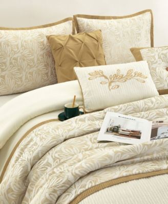 Marisella Leaves 9-Pc. Comforter Set, California King