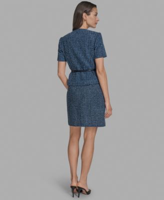 Women's Short-Sleeve Button-Front Jacket