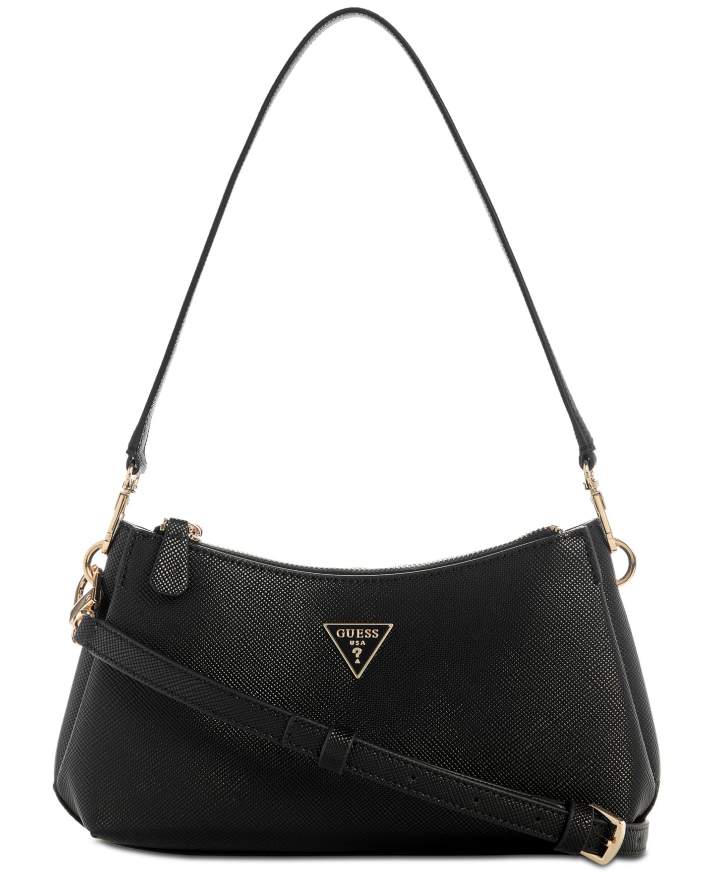 Женская сумка GUESS Noelle II Small Three Compartment Crossbody, цвет: Чёрный — фото 1